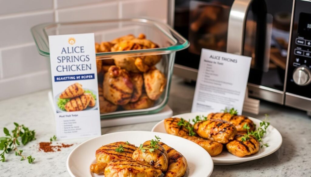 Storing and Reheating Alice Springs Chicken