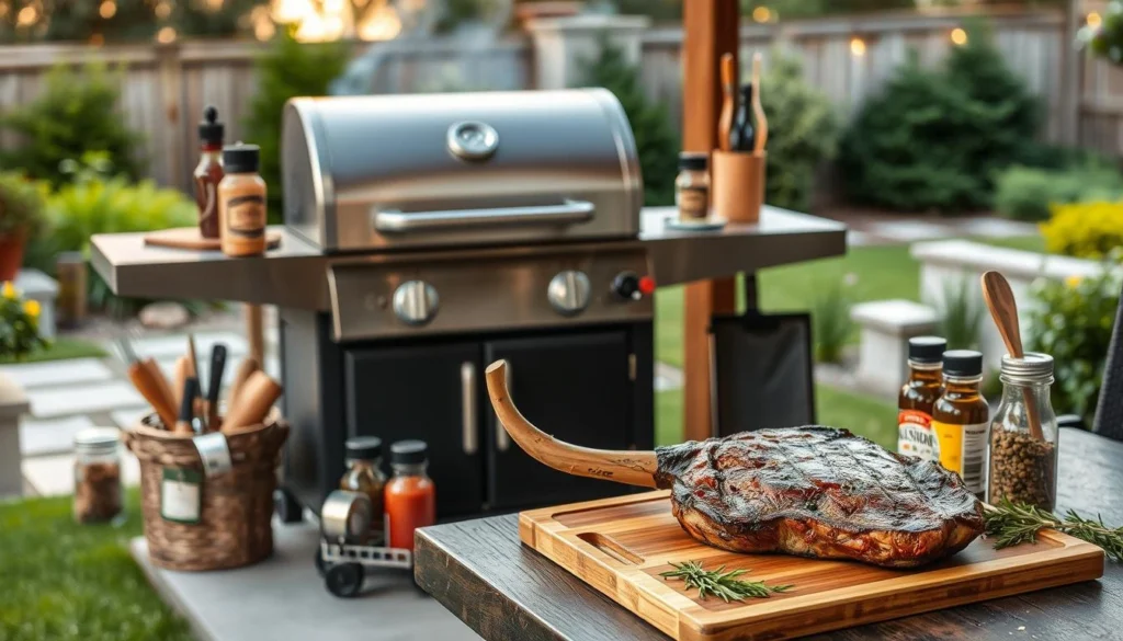 grill setup