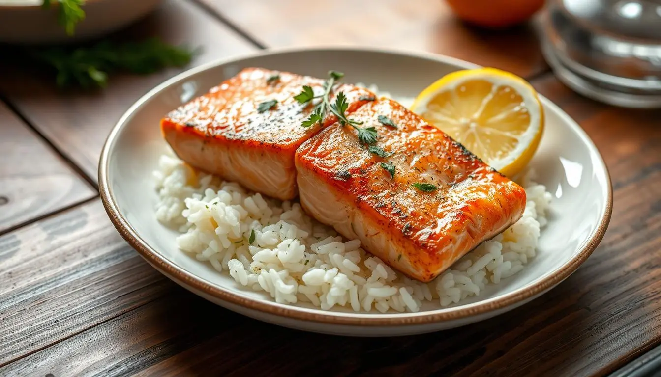 salmon and rice recipe