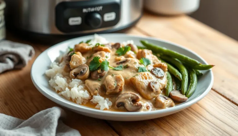 cream of mushroom chicken crockpot