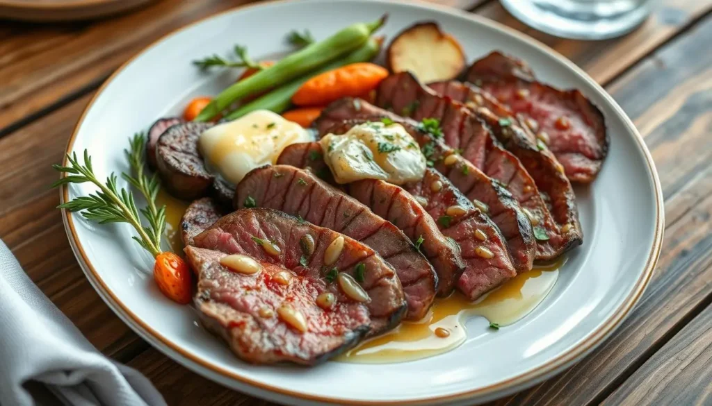 garlic butter steak