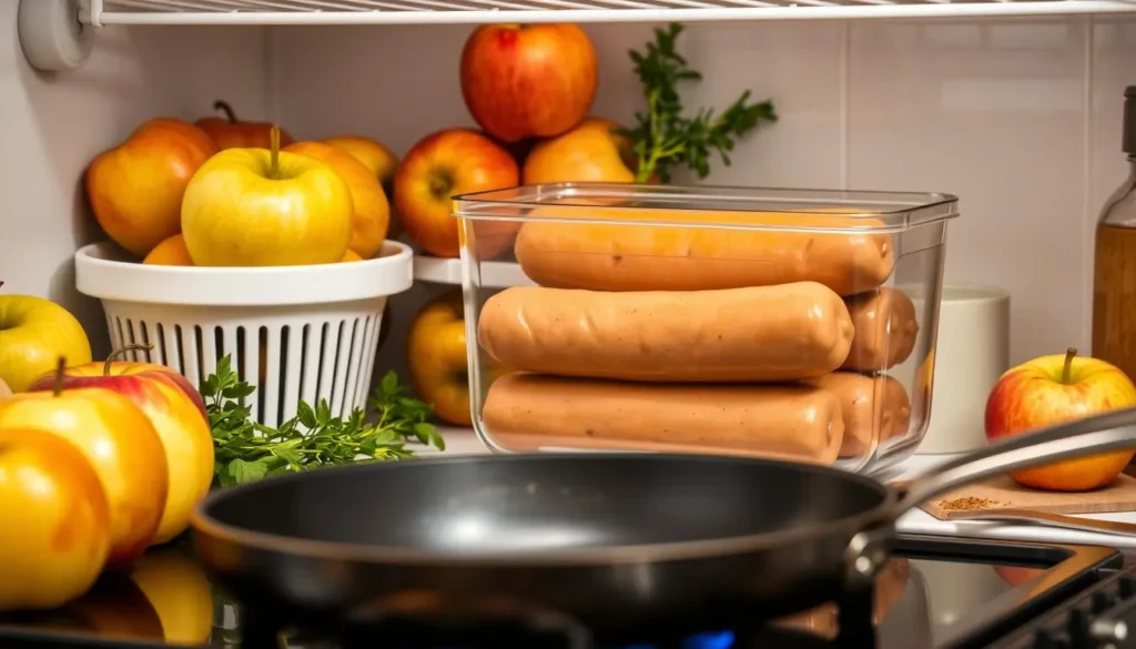 Chicken Apple Sausage Storage and Reheating